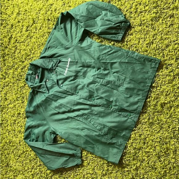 VINTAGE JACKET 90'S WINDBREAKER CATHOLIC UNIVERSITY - Picture 5 of 11